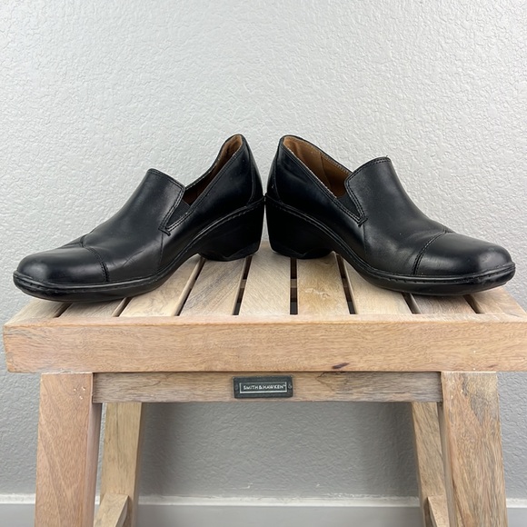 Croft & Barrow Leather Slip On Loafers Black Size 9 - Picture 3 of 9